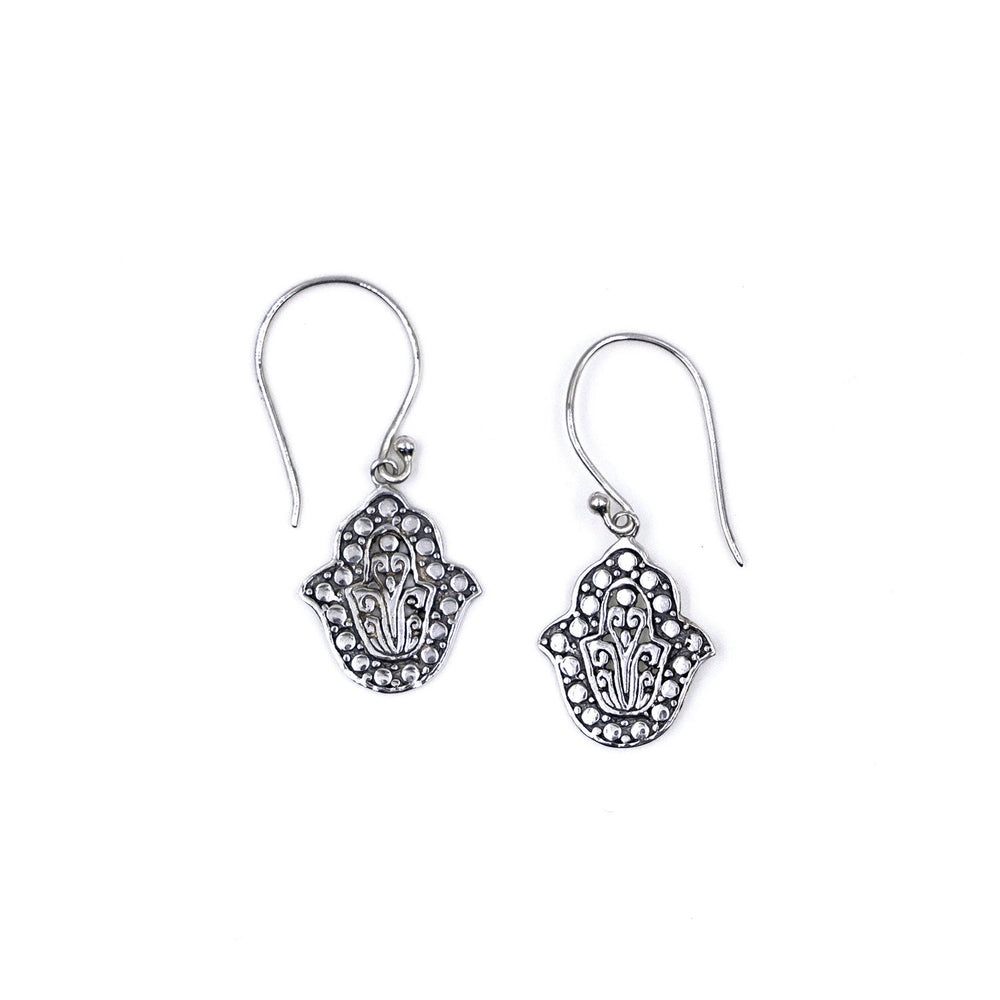 Hamsa Hand Dangle Earrings