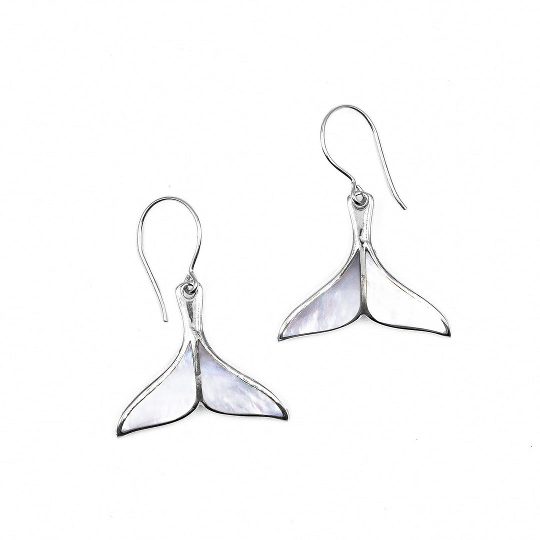 Whale Tail Shell Earrings