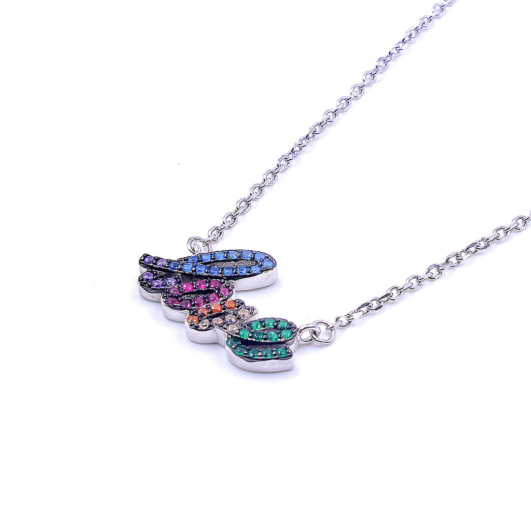 Love Multi diamond pendant
