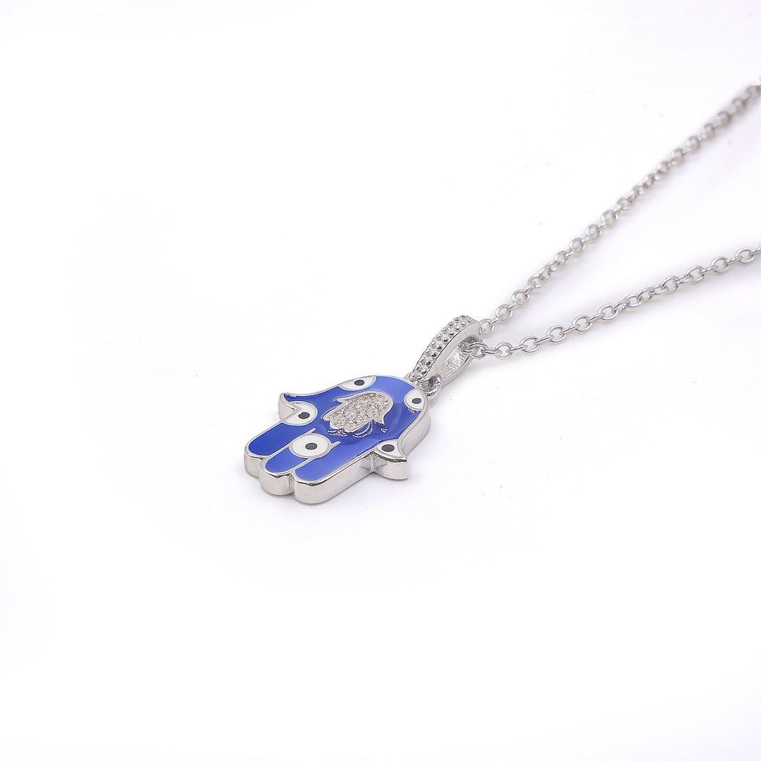 Hamsa hand Diamond Pendant