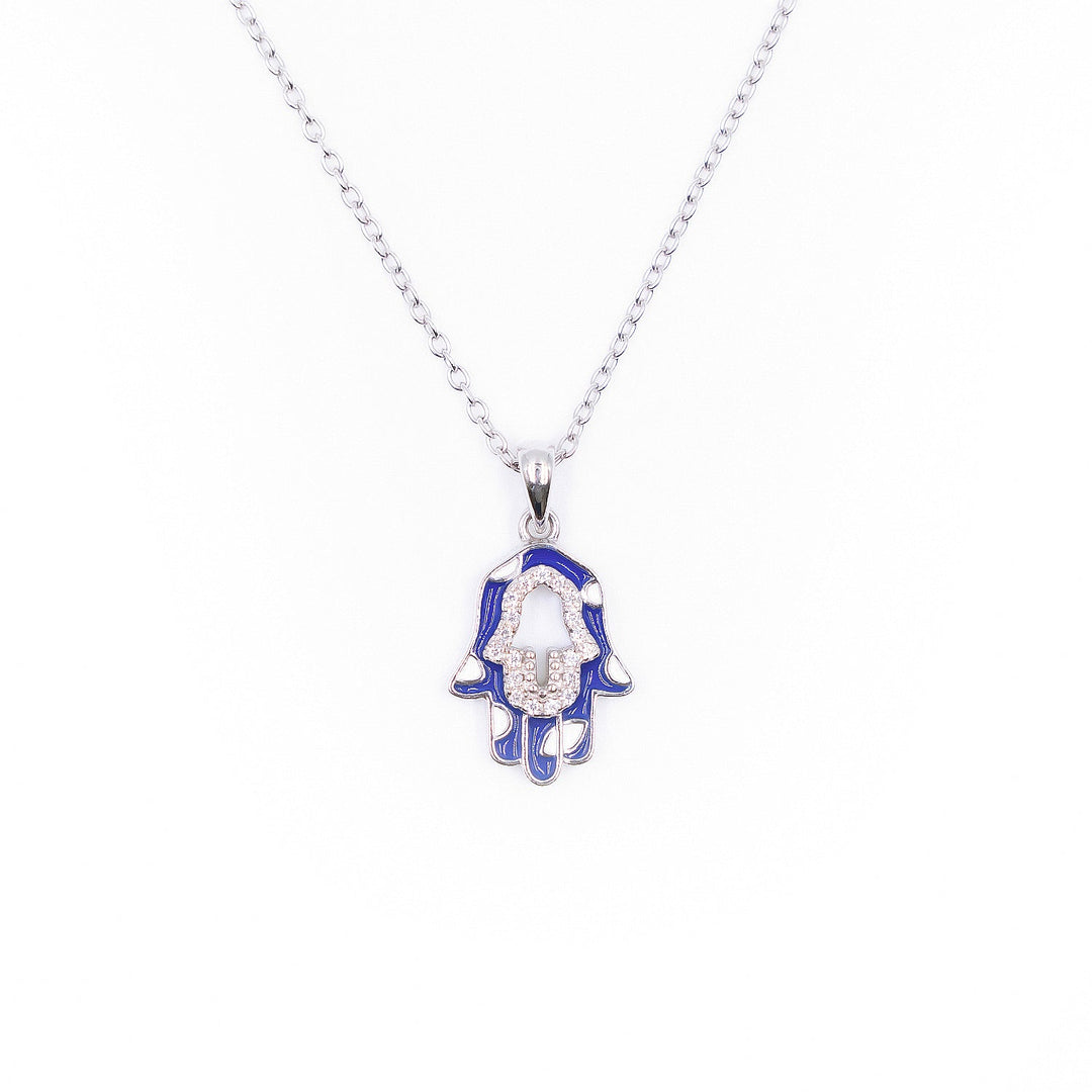 Hamsa hand Diamond Pendant
