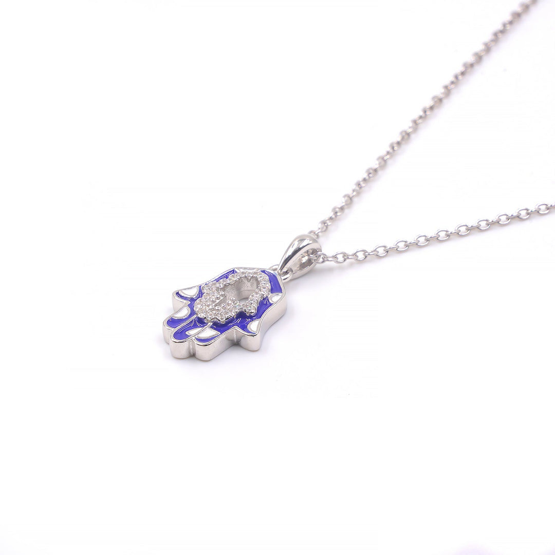 Hamsa hand Diamond Pendant