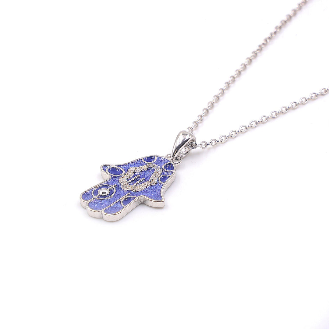Hamsa hand Diamond Pendant