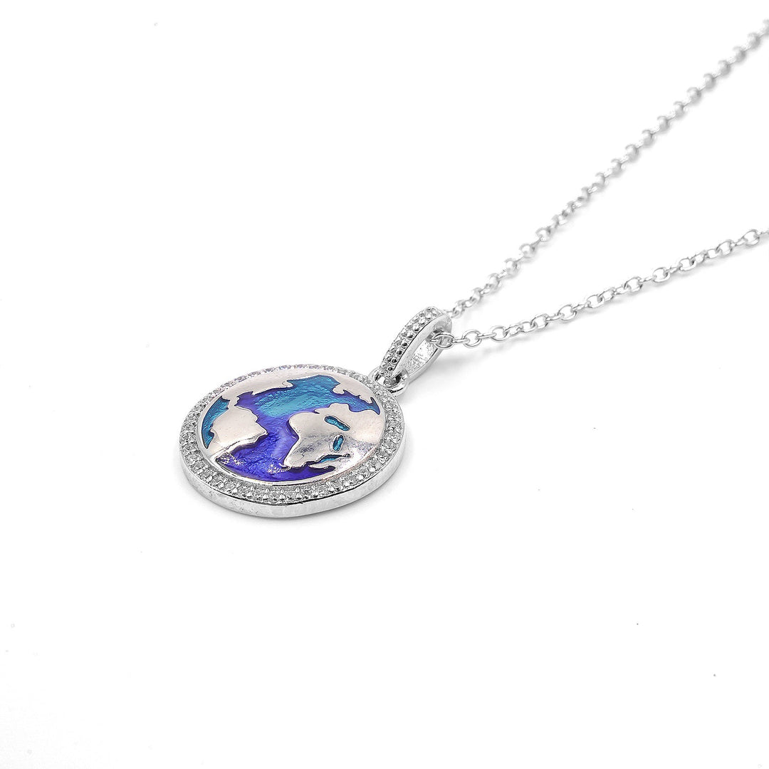 Wanderlust traveler pendant