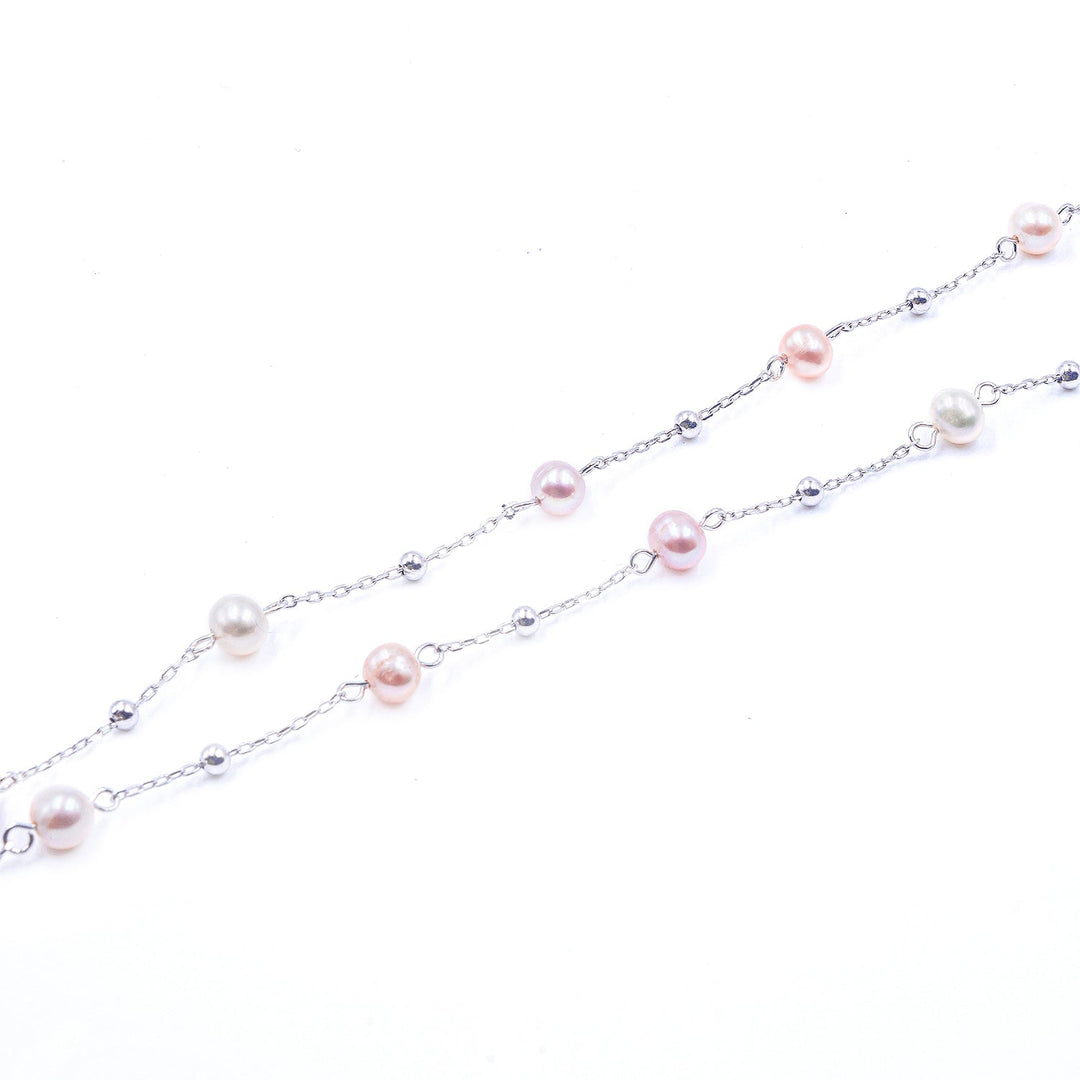 Multi colour pearl Neckalce