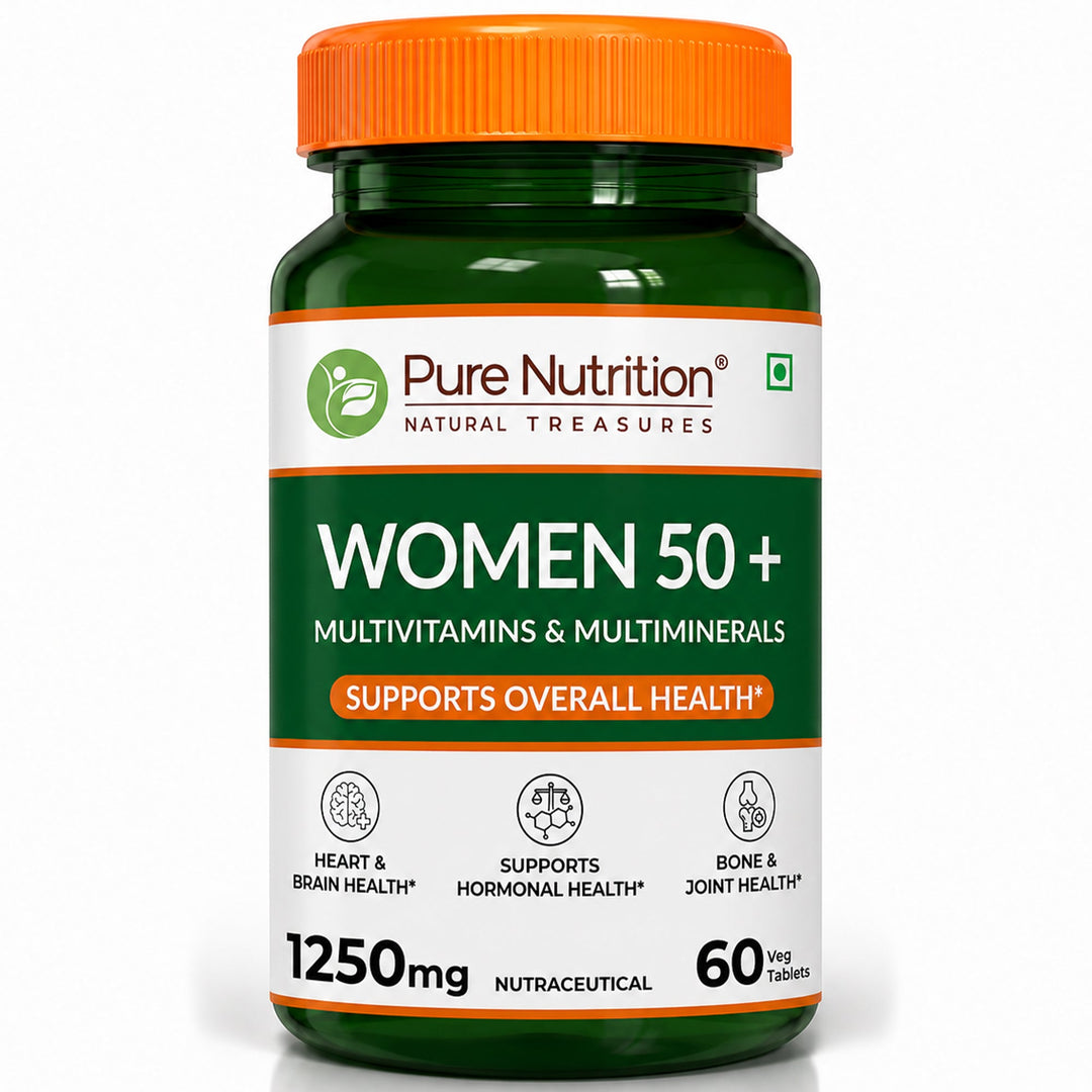 Women 50+ Multivitamins & Multiminerals 60 Veg Tablets | Senior Wellness