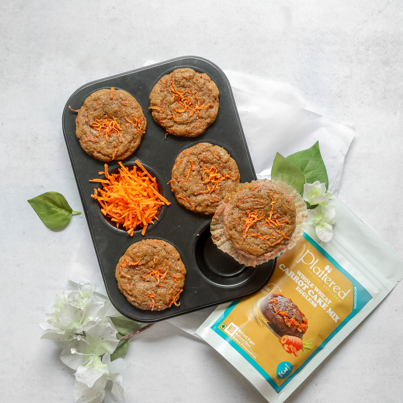 Whole Wheat Carrot Cake Mix