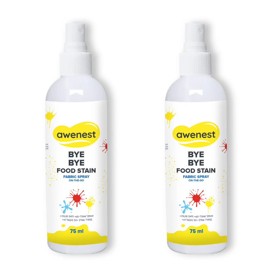 Instant Food Stain Remover Fabric Spray - awenest Bye Bye Food Stain, works on 50+ Food and Blood Stains on-the-go for combos
