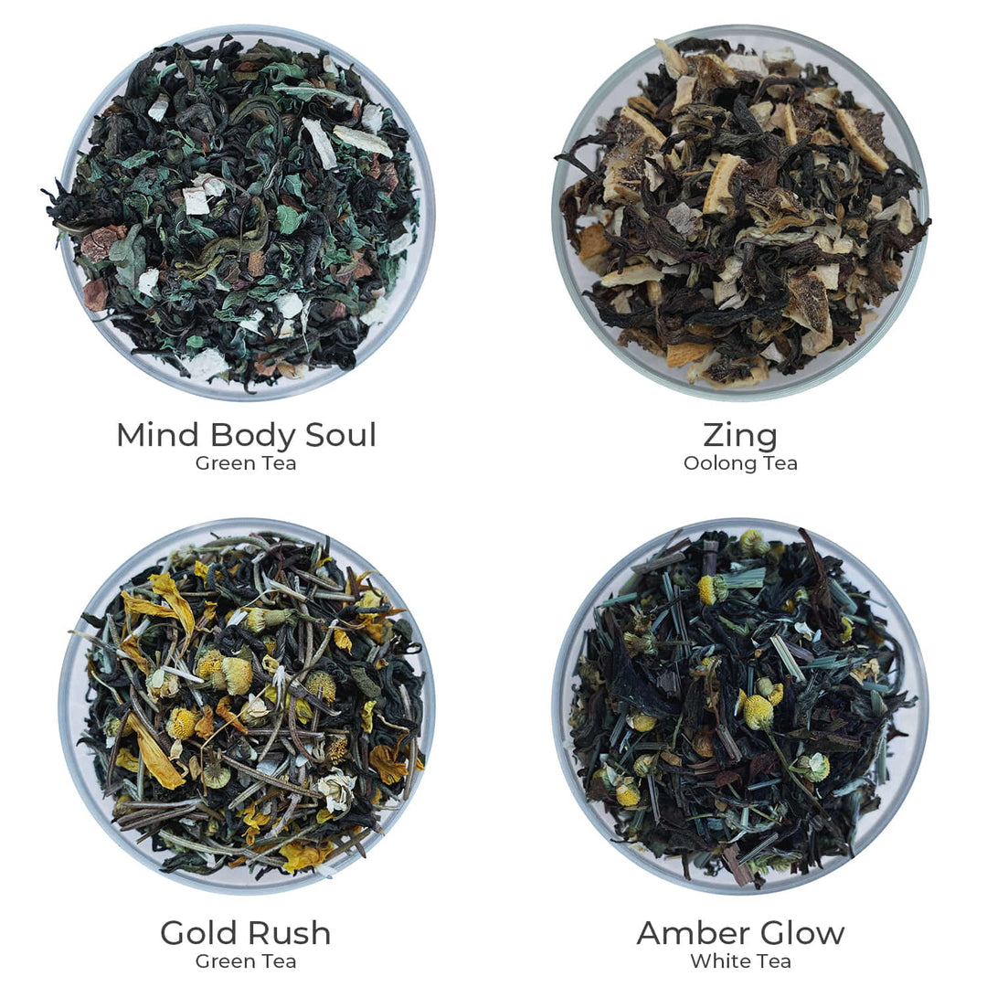 Celesté Wellness Tea Selection (Pack of 4) - 40  grams