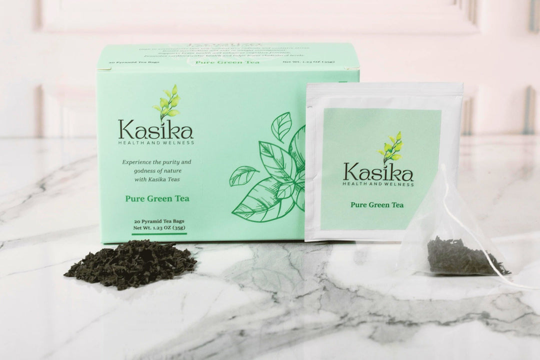Kasika Pure Green Tea Leaves in Pyramid Tea