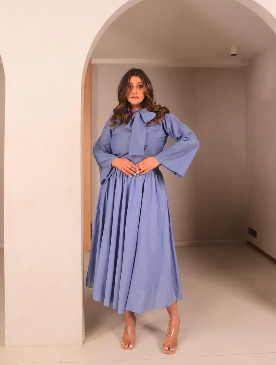 WhySoBlue Leni Top Skirt Set