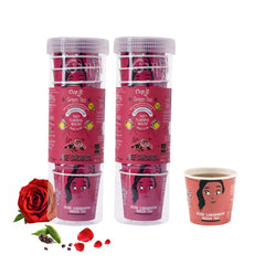 Cup-Ji Rose Cardamom Green Tea | Effective For Glowing Skin | Whole Leaf Green Tea | Sweet and fragrant | 10 Cups with Each Cup Size 210 ml