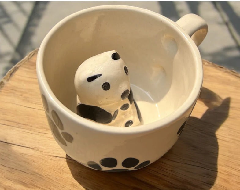 Panda Mug | Cute Panda Ceramic Coffee Mug | Aesthetic Animal Cup | Clearance Sale