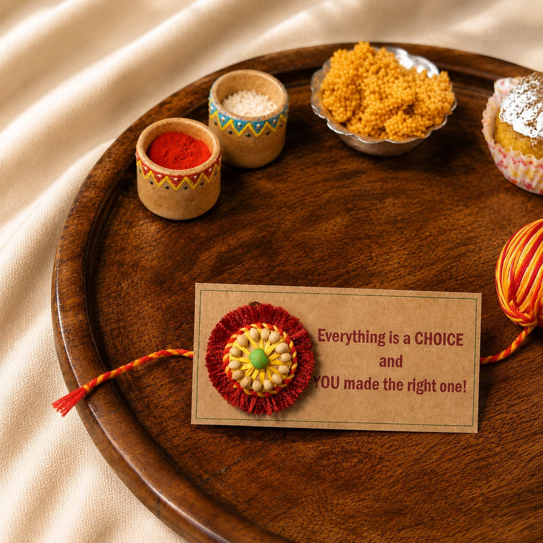 Sneh Plantable Rakhi | Eco-Friendly Handmade Rakhi with Seeds | Sustainable Rakshabandhan 2025 | Scrapshala