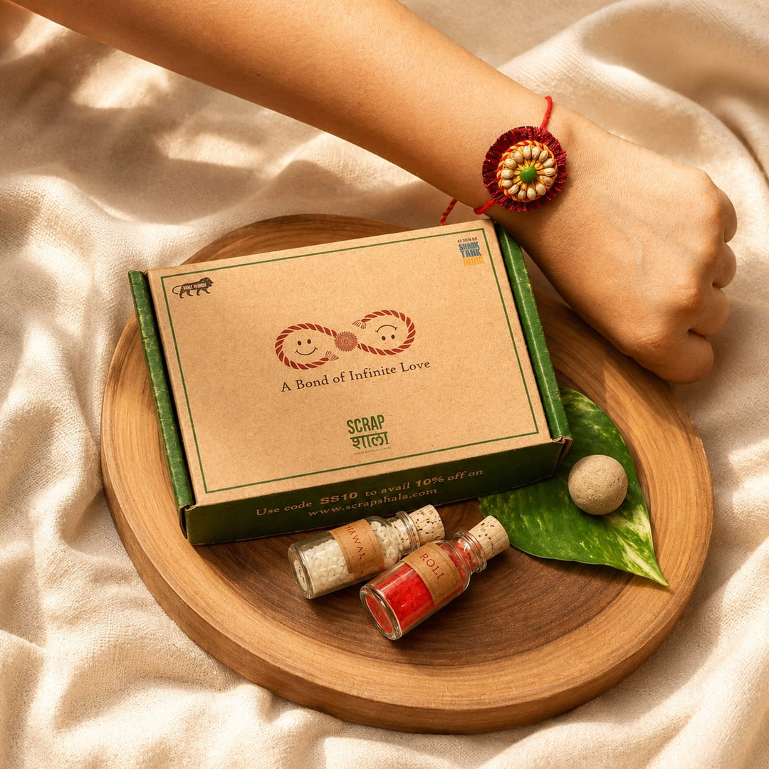 Sneh Plantable Rakhi | Eco-Friendly Handmade Rakhi with Seeds | Sustainable Rakshabandhan 2025 | Scrapshala