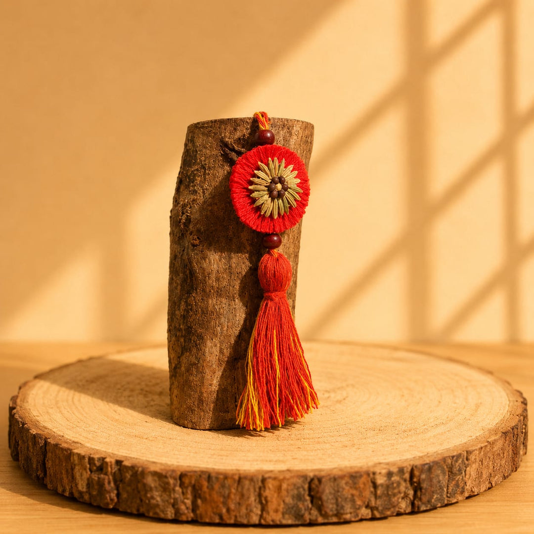Kanika Plantable Rakhi Lumba Box | Fragrant Rakhi | Eco-Friendly Bhaiya Bhabhi Rakhi Set