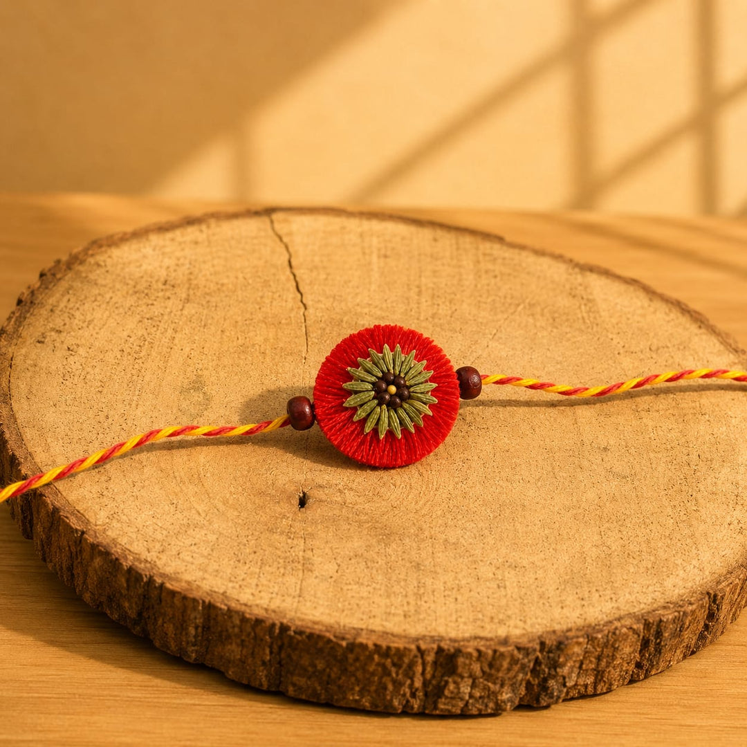 Kanika Plantable Rakhi Lumba Box | Fragrant Rakhi | Eco-Friendly Bhaiya Bhabhi Rakhi Set