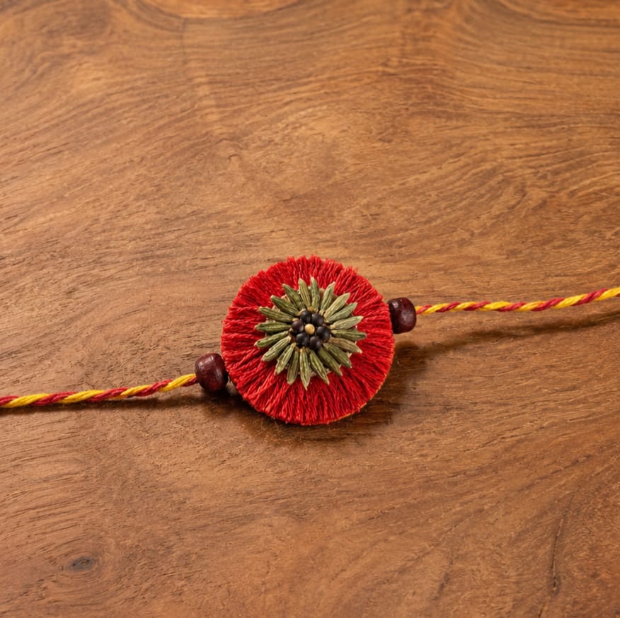 Kanika Plantable Rakhi | Eco-Friendly Seed Rakhi Handmade with Mustard & Fennel Seeds | Scrapshala