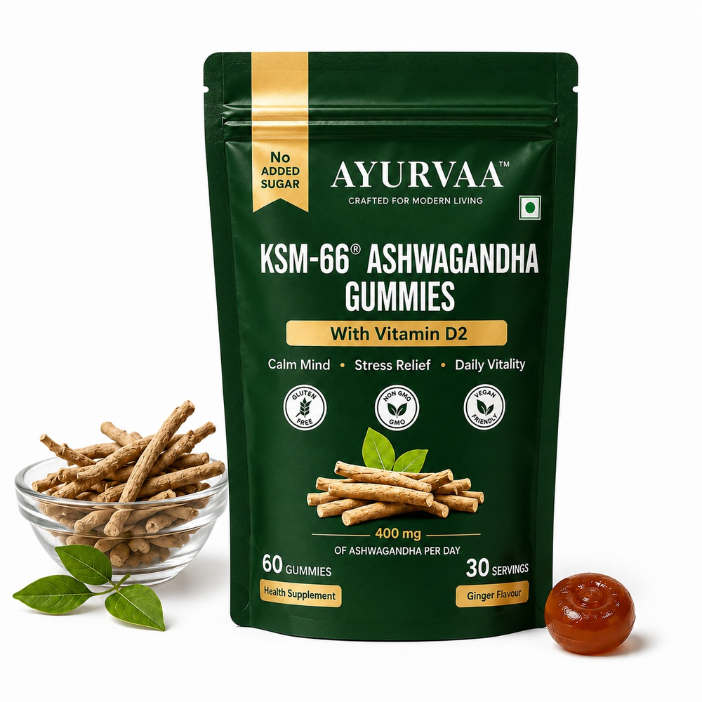 Ayurvaa KSM-66® Ashwagandha Gummies