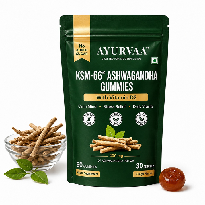 Ayurvaa KSM-66® Ashwagandha Gummies