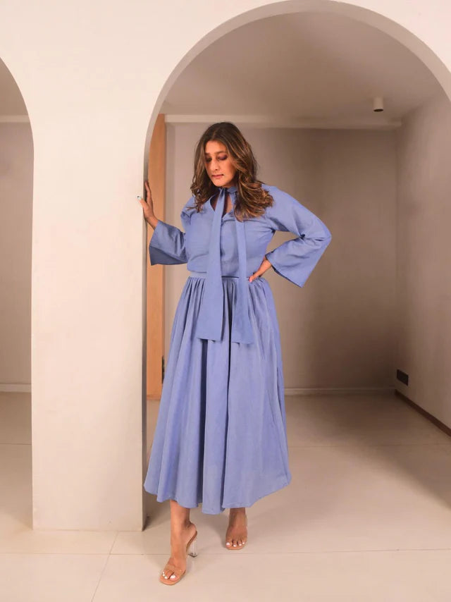 WhySoBlue Leni Tie Top