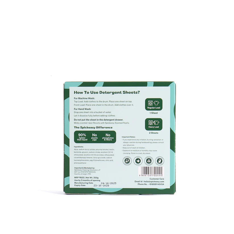 Spickeasy Detergent Sheets - Love Forest - 30 Sheets