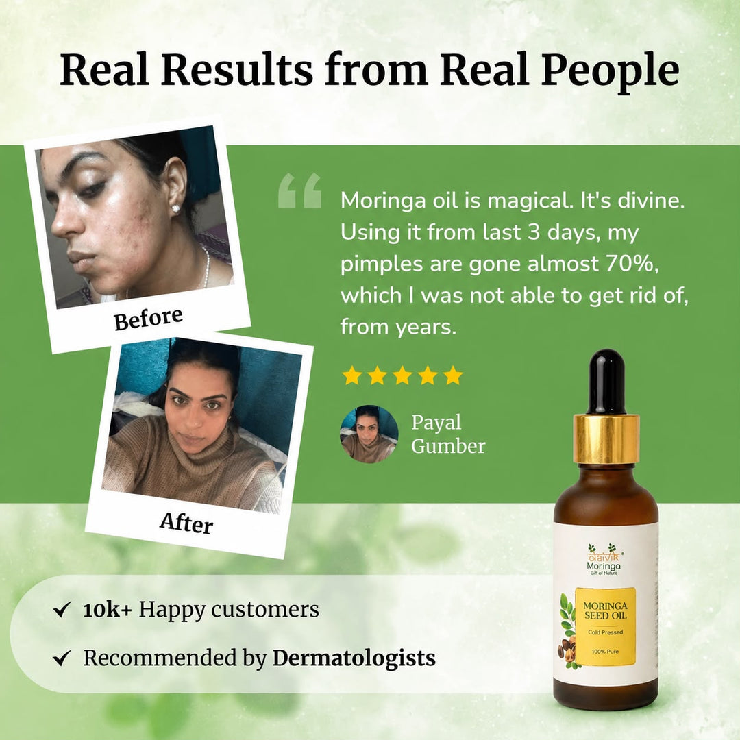 Moringa seeds cold pressed oil