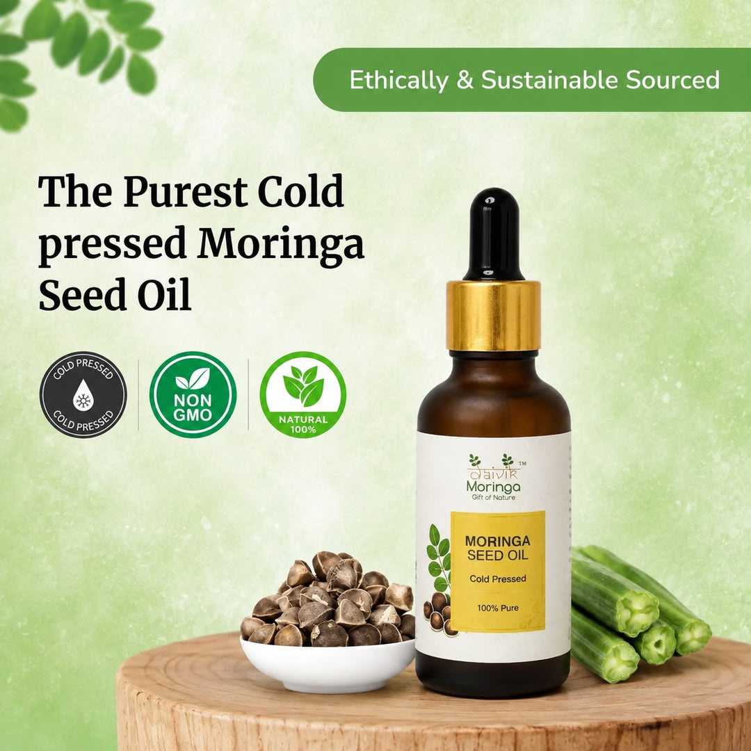 Moringa seeds cold pressed oil