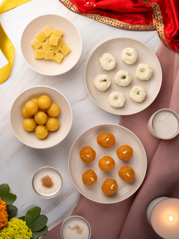 Irida Naturals Wheat Straw Gift Set - Holiday Tableware Trio