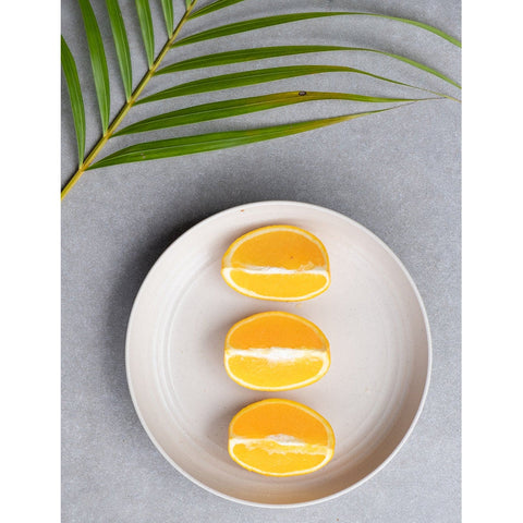 Irida Naturals Wheat Straw Snack Plates - Set of 4