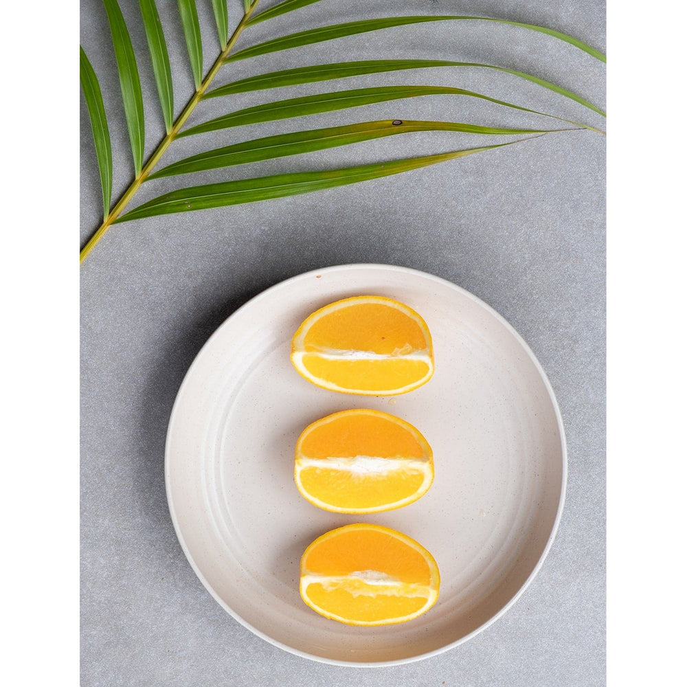 Irida Naturals Wheat Straw Snack Plates - Set of 4
