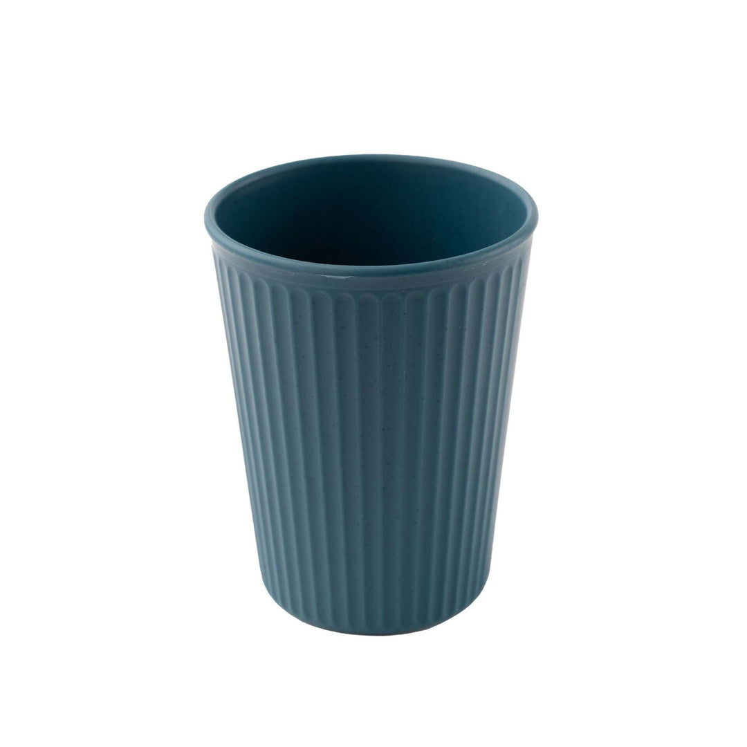 Wheat Straw and Bamboo Fiber Fluted Water Cups