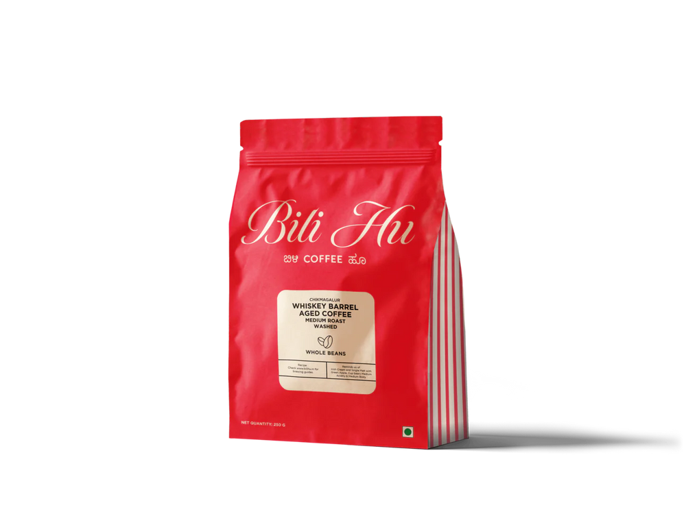 Bili Hu Whiskey Barrel Aged Coffee