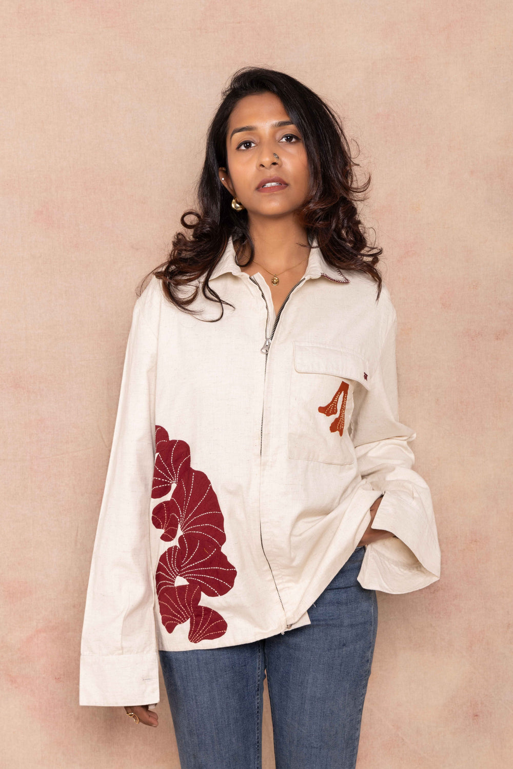 Designs by Kaavishh Handcrafted Chatrak Jacket- Women
