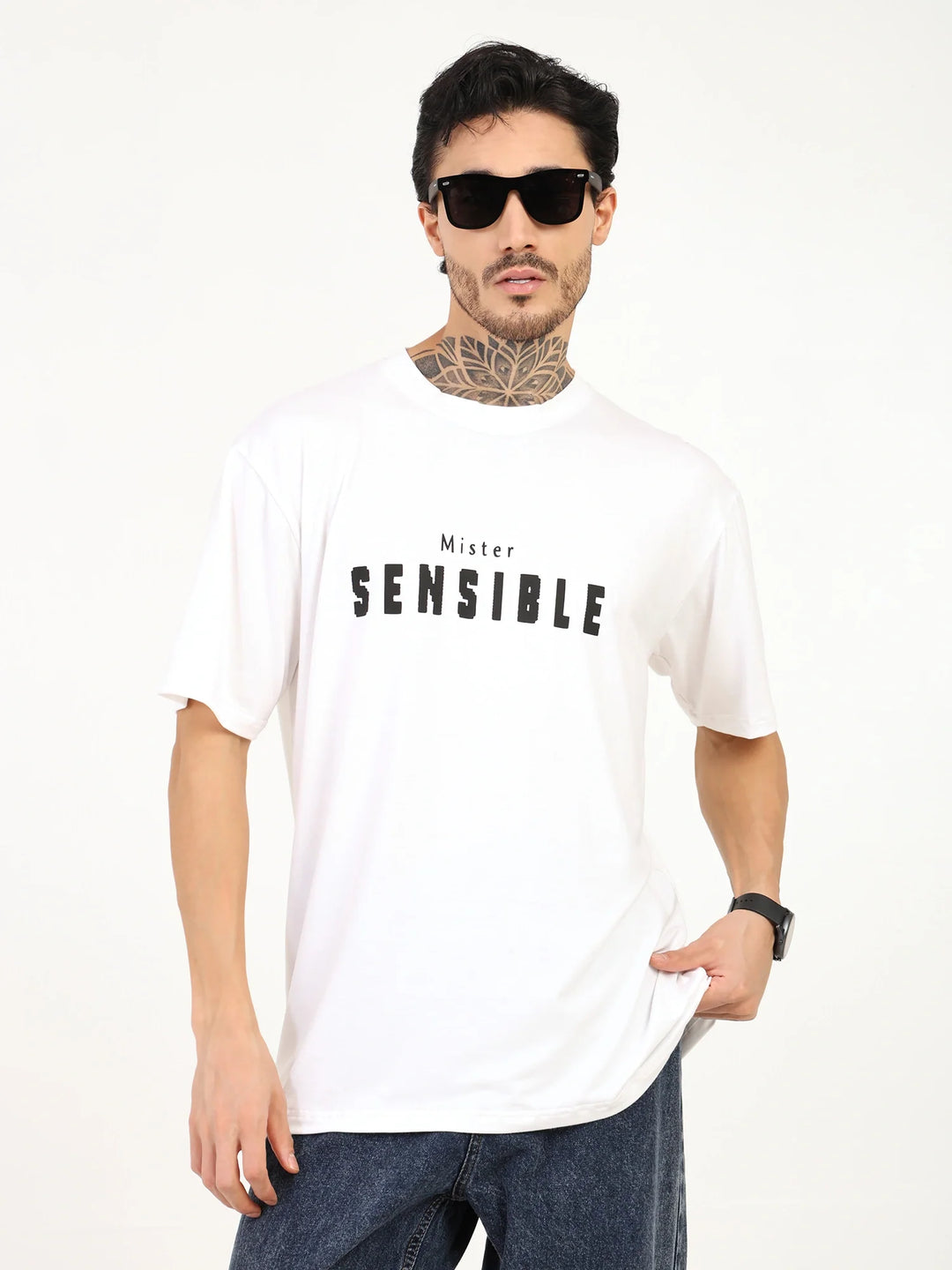 Men Oversized Bamboo T-Shirt – Soft, Breathable & Sustainable Fit