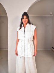 WhySoBlue Isla Sleeveless Jacket