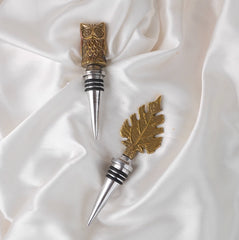 Pravaah Ullook Wine Stopper - made in solid brass