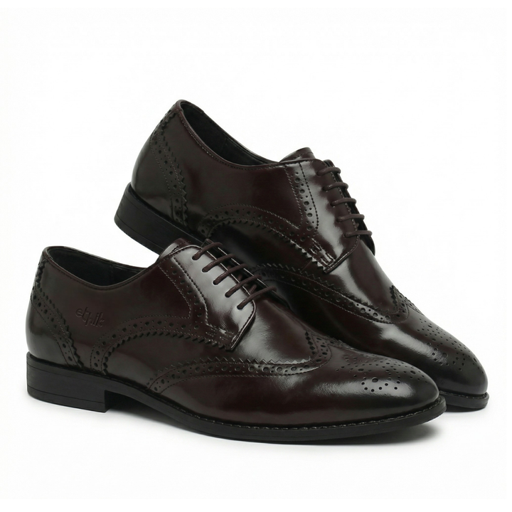 Winger Brown  Wingtip Brogue Derby Shoes