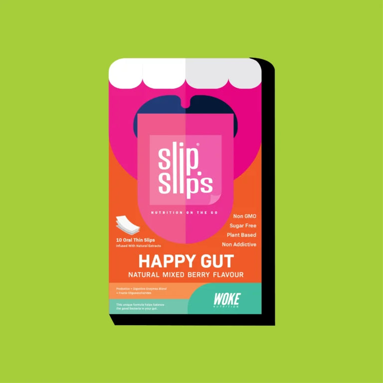 Happy Gut Oral Strips | Improve Digestion and Boost Gut Health | 10 Slips