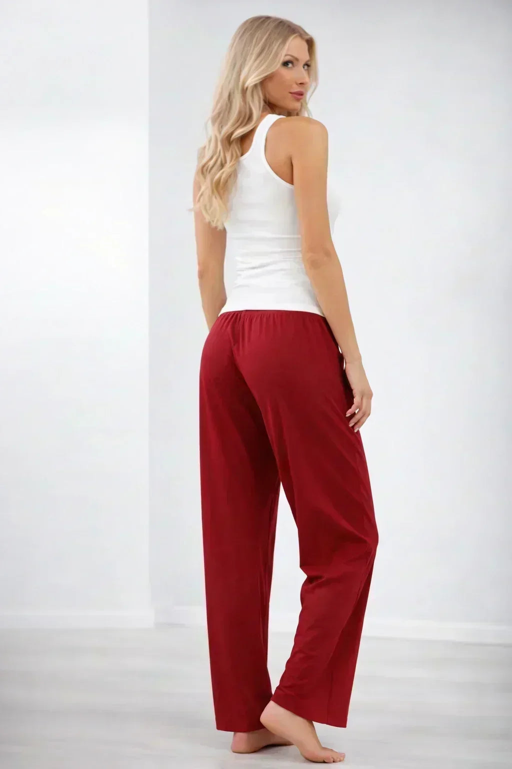 Women Bamboo Fabric Night Lower | Ultra Soft Breathable Lounge & Sleep Bottom Comfortable Nightwear Pants