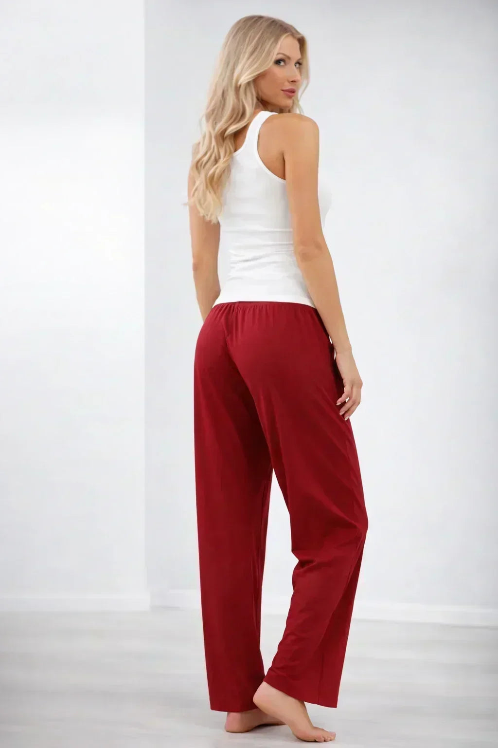 Women Bamboo Fabric Night Lower | Ultra Soft Breathable Lounge & Sleep Bottom Comfortable Nightwear Pants