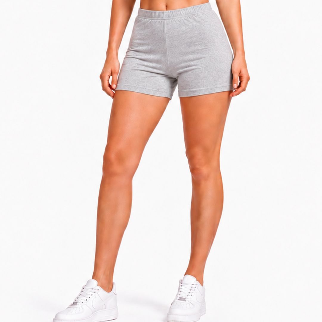 Bamboo Fabric Women Mid Rise Shorts Underwear | Black and Gray | Pack of 2