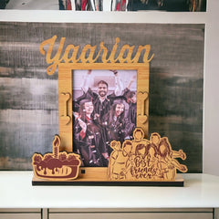 Gift Kya De Yaarian Photo Frame | Best Friends Ever Table/Desk Single Photo Frame (4