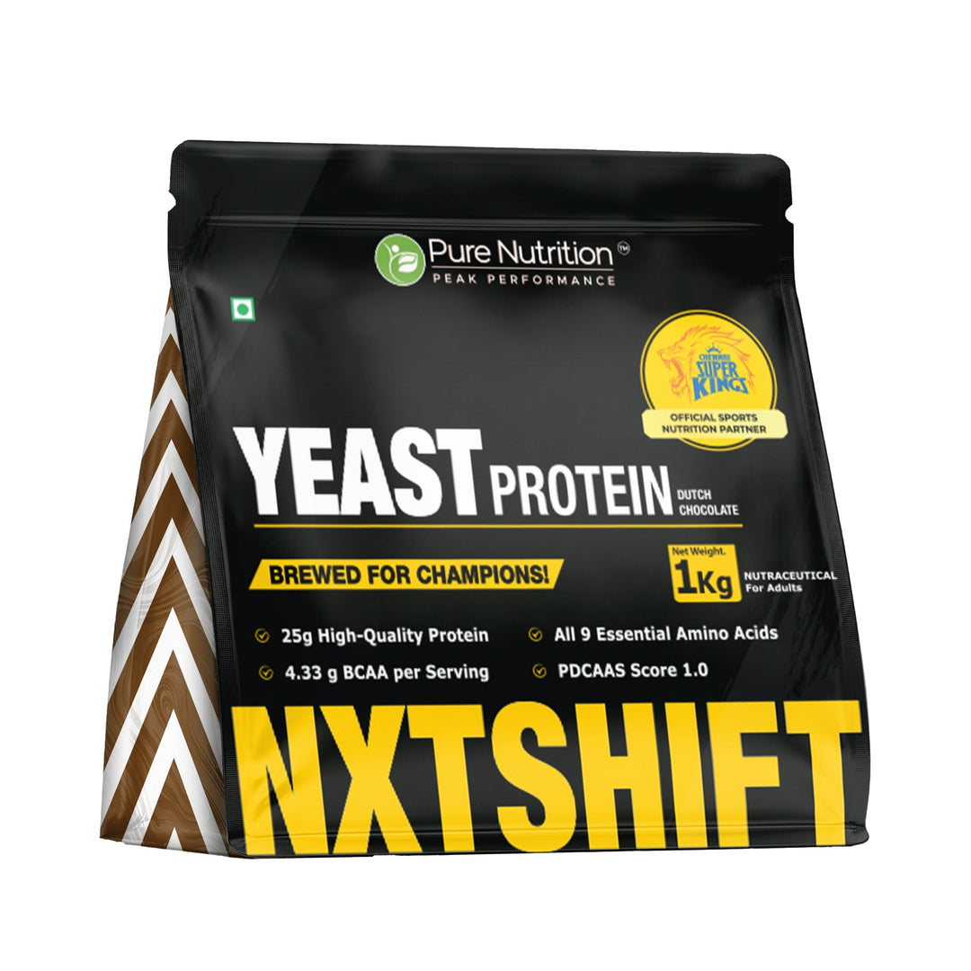 Pure Nutrition NXTShift Yeast Protein Powder 1kg | Plant-Based Protein with Essential Amino Acids
