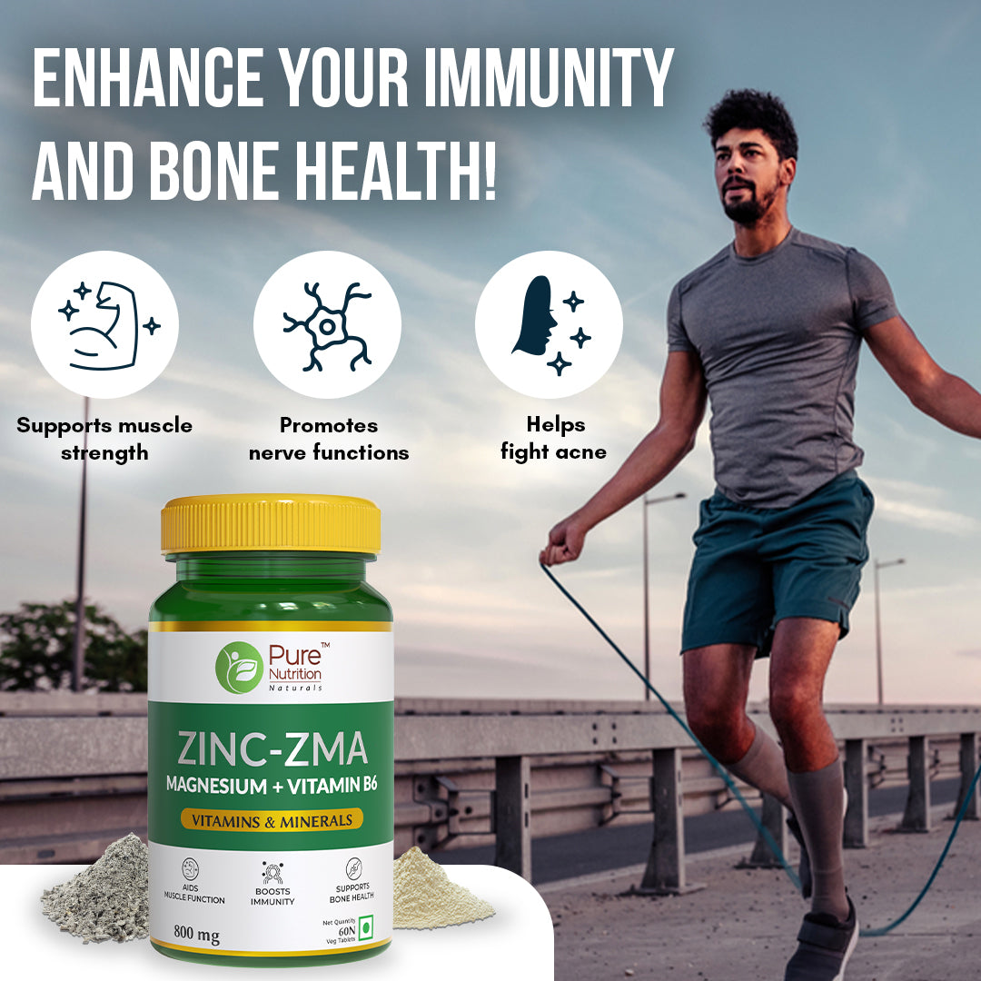 Pure Nutrition Zinc-ZMA | Boost Immunity & Support Muscle Strength