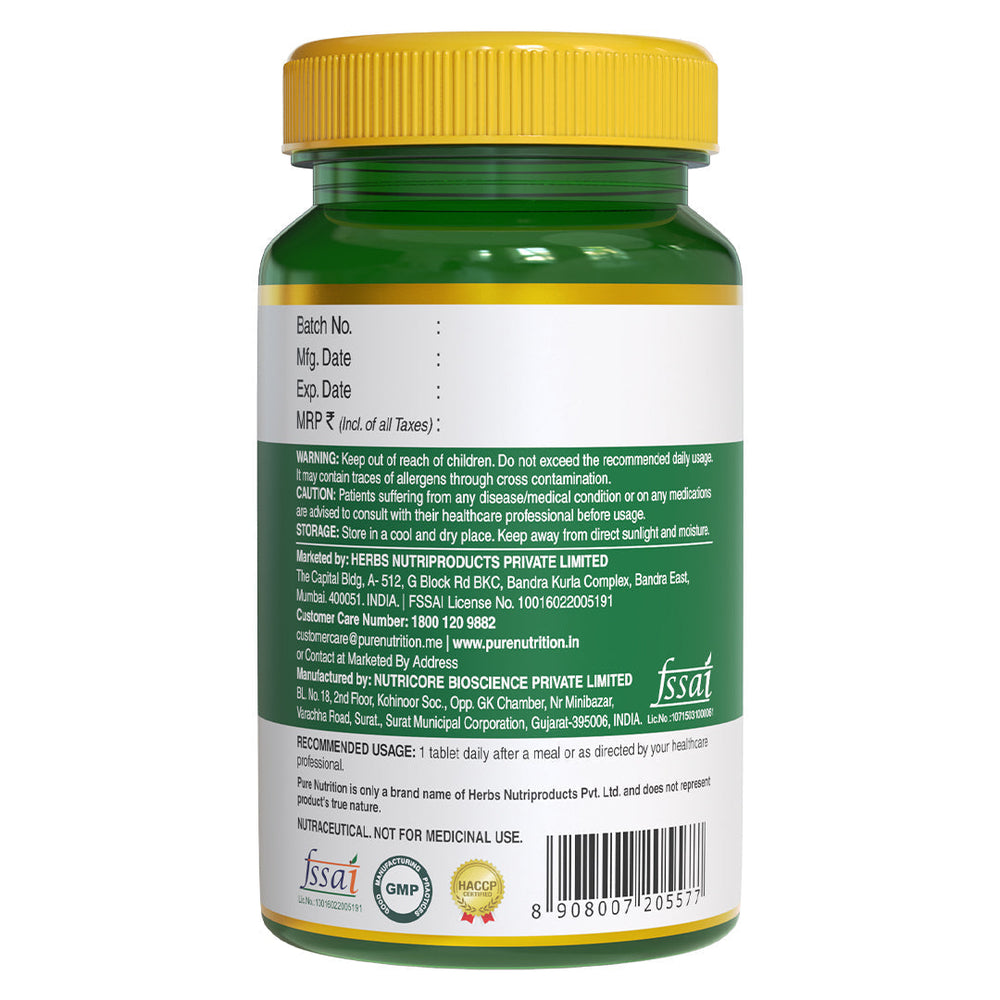 Pure Nutrition Zinc-ZMA | Boost Immunity & Support Muscle Strength