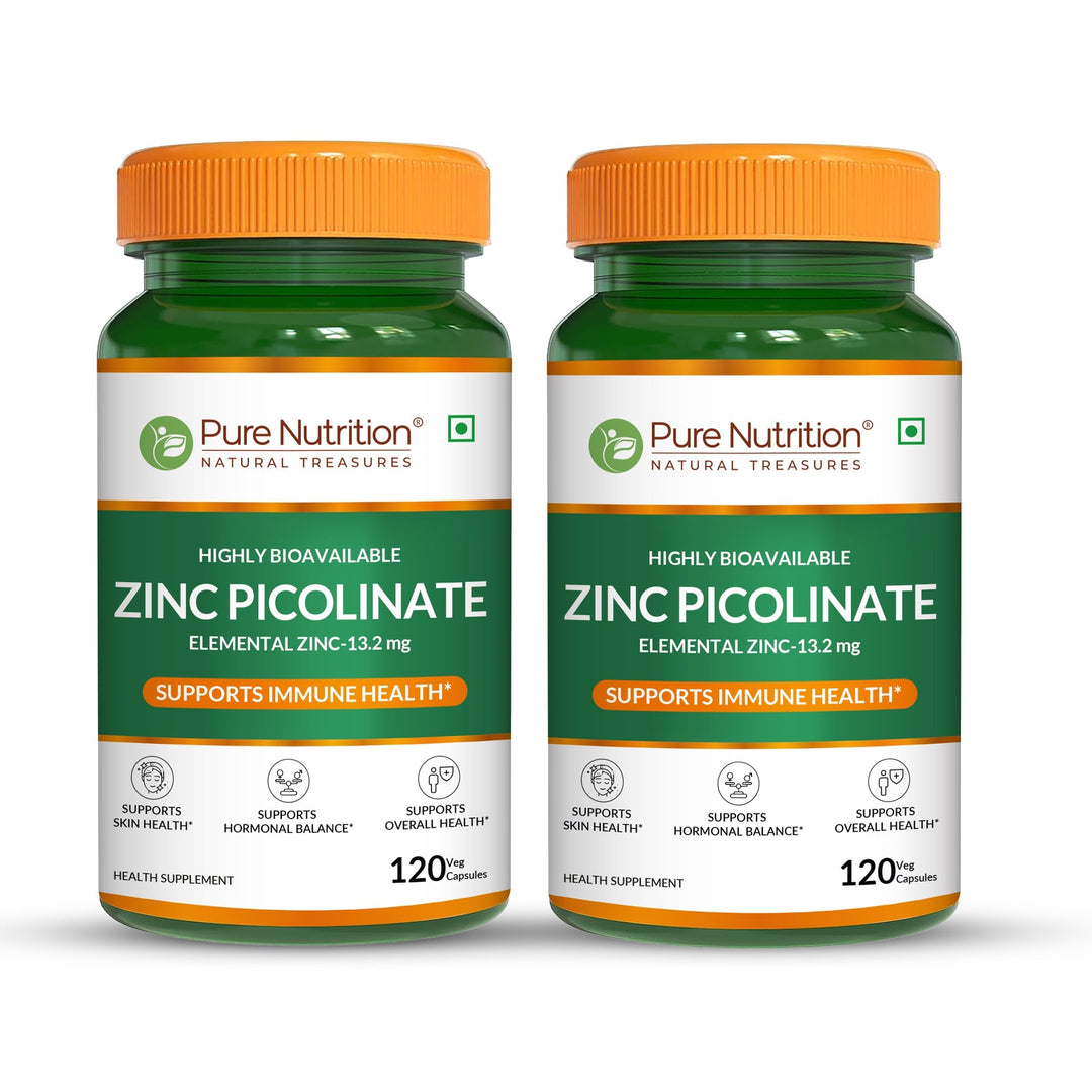 Zinc Picolinate 13.2mg  High Absorption | Immunity & Skin Support