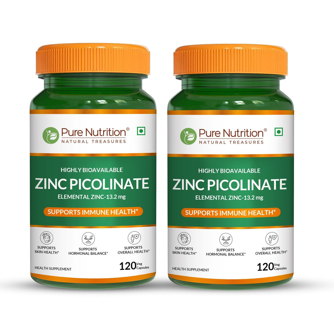 Zinc Picolinate 13.2mg  High Absorption | Immunity & Skin Support