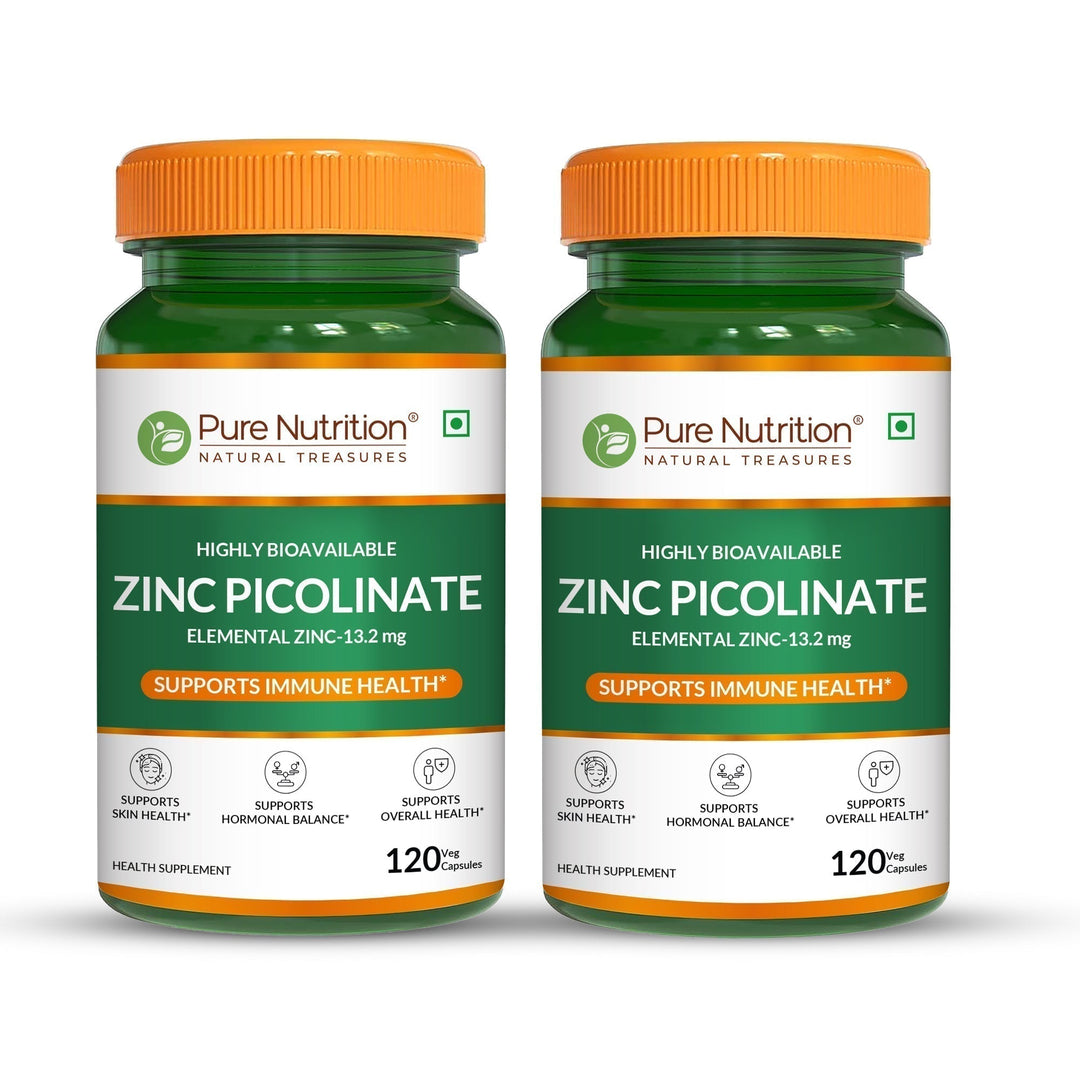 Zinc Picolinate 13.2mg  High Absorption | Immunity & Skin Support