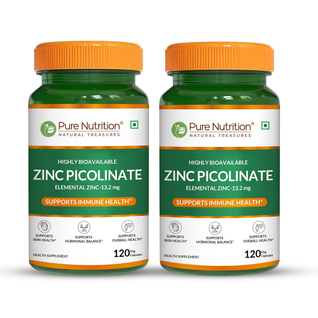 Zinc Picolinate 13.2mg  High Absorption | Immunity & Skin Support